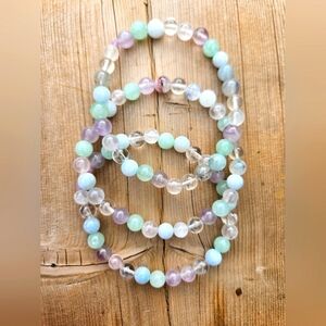 Gemstone Mix Bracelets for Healing/ Anxiety - Brand anew Handmade